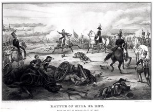 Battle of Mill El Rey, near the City of Mexico, September 8th 1847